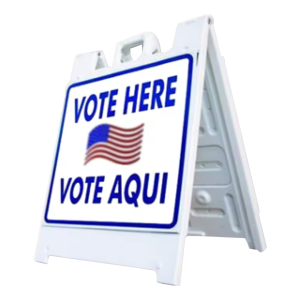 display stand for vote