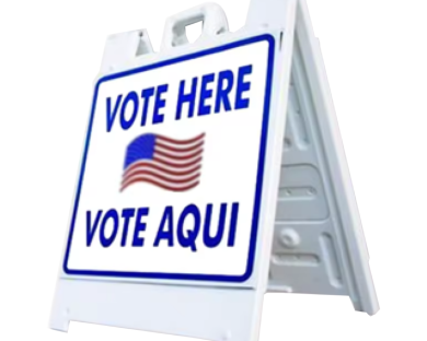 display stand for vote