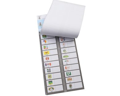 korean ballot paper
