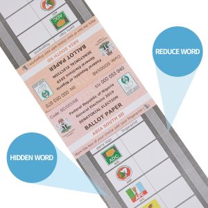 Custom ballot paper